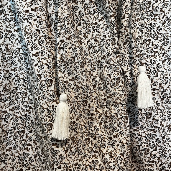 Smocked Linen-Blend Top - Picture 5 of 6